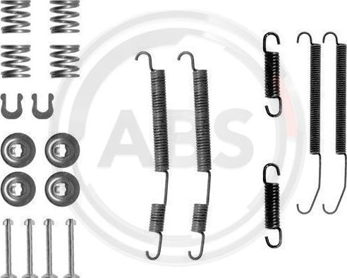 A.B.S. 0760Q - Set accesorii, sabot de frana aaoparts.ro