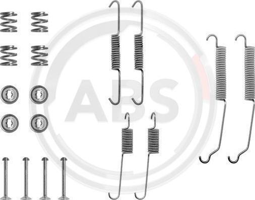 A.B.S. 0701Q - Set accesorii, sabot de frana aaoparts.ro
