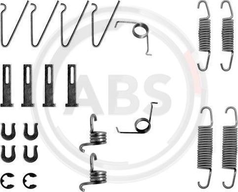 A.B.S. 0703Q - Set accesorii, sabot de frana aaoparts.ro