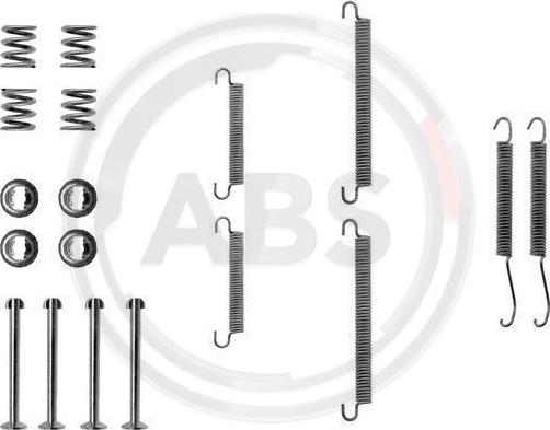 A.B.S. 0713Q - Set accesorii, saboti frana parcare aaoparts.ro