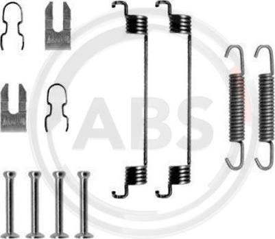 A.B.S. 0783Q - Set accesorii, sabot de frana aaoparts.ro