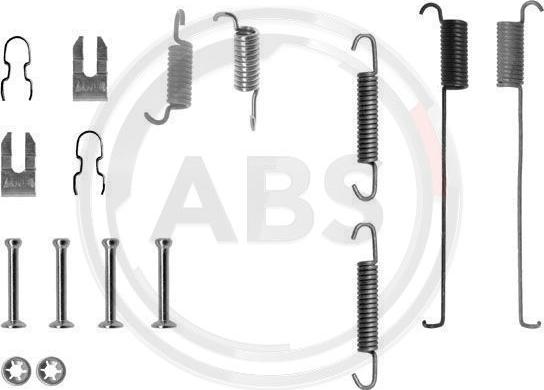 A.B.S. 0739Q - Set accesorii, sabot de frana aaoparts.ro
