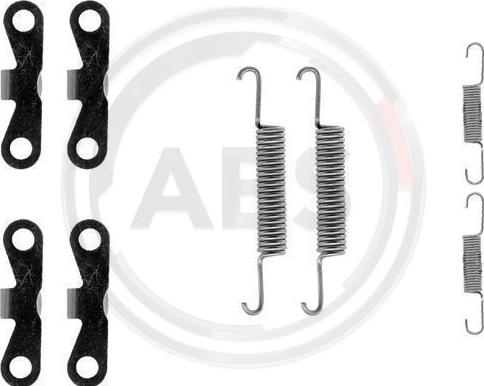 A.B.S. 0720Q - Set accesorii, saboti frana parcare aaoparts.ro