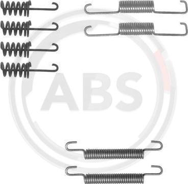 A.B.S. 0774Q - Set accesorii, saboti frana parcare aaoparts.ro