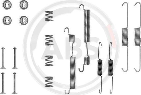 A.B.S. 0770Q - Set accesorii, sabot de frana aaoparts.ro