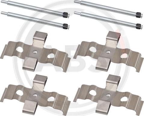 A.B.S. 1954Q - Set accesorii, placute frana aaoparts.ro
