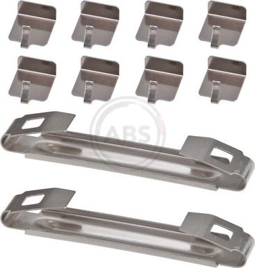 A.B.S. 1956Q - Set accesorii, placute frana aaoparts.ro