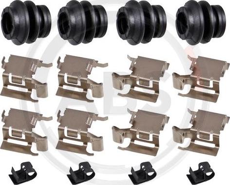 A.B.S. 1984Q - Set accesorii, placute frana aaoparts.ro