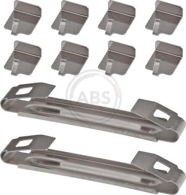 A.B.S. 1929Q - Set accesorii, placute frana aaoparts.ro