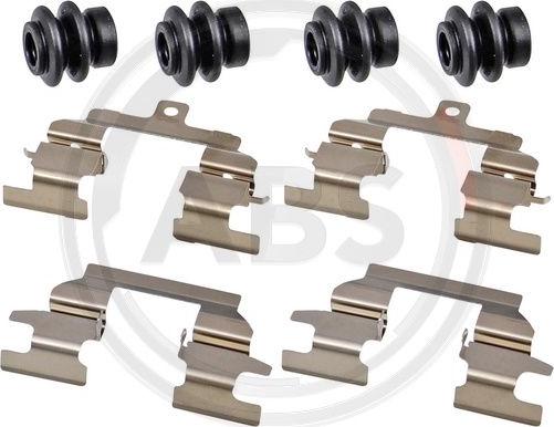 A.B.S. 1926Q - Set accesorii, placute frana aaoparts.ro