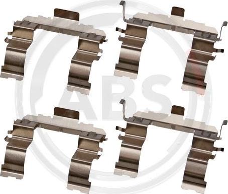 A.B.S. 1920Q - Set accesorii, placute frana aaoparts.ro