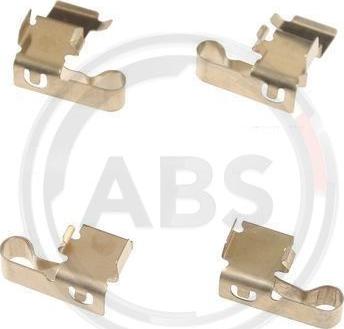 A.B.S. 1699Q - Set accesorii, placute frana aaoparts.ro