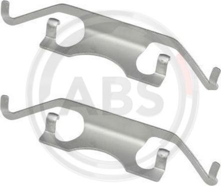 A.B.S. 1640Q - Set accesorii, placute frana aaoparts.ro
