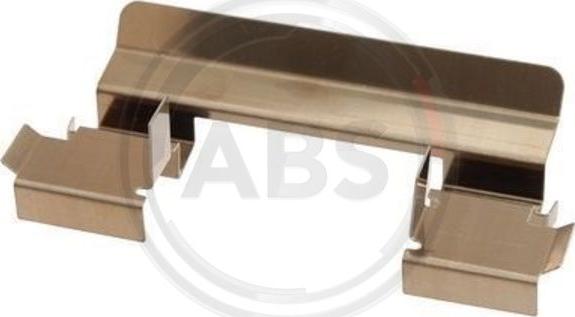A.B.S. 1655Q - Set accesorii, placute frana aaoparts.ro