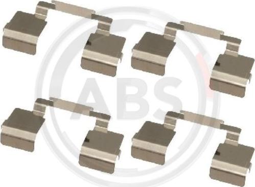A.B.S. 1609Q - Set accesorii, placute frana aaoparts.ro