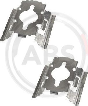 A.B.S. 1600Q - Set accesorii, placute frana aaoparts.ro