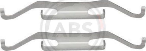 A.B.S. 1680Q - Set accesorii, placute frana aaoparts.ro