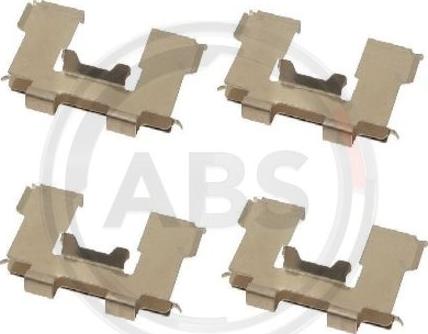 A.B.S. 1630Q - Set accesorii, placute frana aaoparts.ro