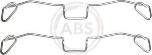 A.B.S. 1633Q - Set accesorii, placute frana aaoparts.ro