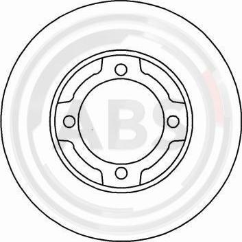 A.B.S. 16321 - Disc frana aaoparts.ro