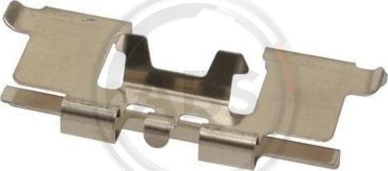 A.B.S. 1677Q - Set accesorii, placute frana aaoparts.ro