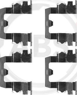 A.B.S. 1095Q - Set accesorii, placute frana aaoparts.ro