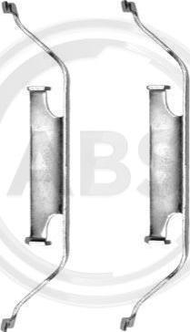 A.B.S. 1096Q - Set accesorii, placute frana aaoparts.ro