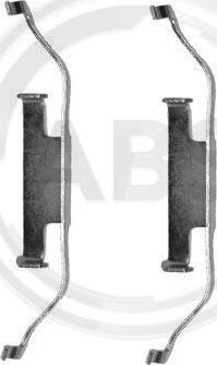 A.B.S. 1097Q - Set accesorii, placute frana aaoparts.ro