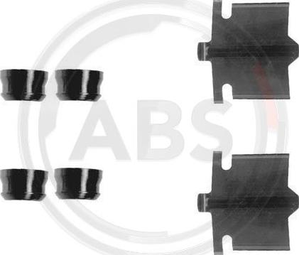 A.B.S. 1084Q - Set accesorii, placute frana aaoparts.ro