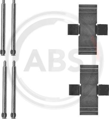 A.B.S. 1039Q - Set accesorii, placute frana aaoparts.ro