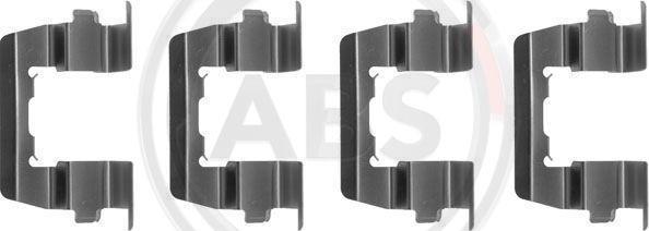 A.B.S. 1074Q - Set accesorii, placute frana aaoparts.ro