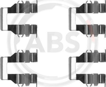 A.B.S. 1199Q - Set accesorii, placute frana aaoparts.ro