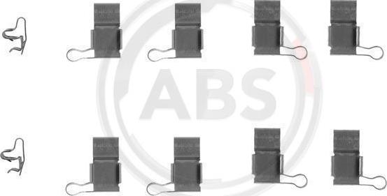 A.B.S. 1193Q - Set accesorii, placute frana aaoparts.ro