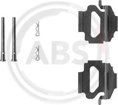 A.B.S. 1140Q - Set accesorii, placute frana aaoparts.ro