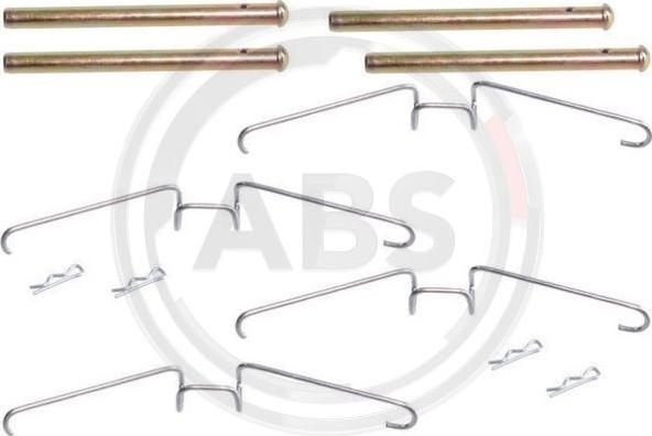 A.B.S. 1155Q - Set accesorii, placute frana aaoparts.ro