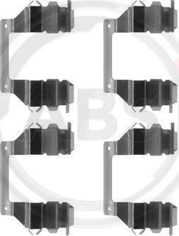 A.B.S. 1103Q - Set accesorii, placute frana aaoparts.ro
