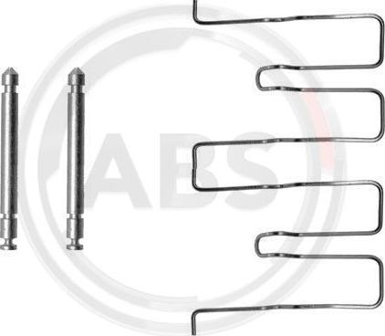 A.B.S. 1112Q - Set accesorii, placute frana aaoparts.ro