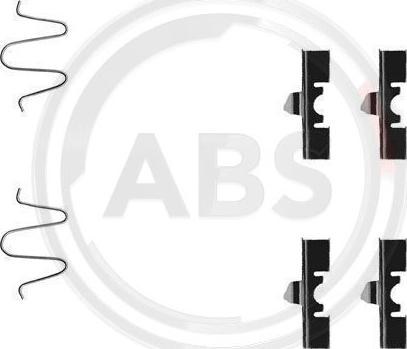 A.B.S. 1170Q - Set accesorii, placute frana aaoparts.ro