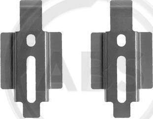 A.B.S. 1178Q - Set accesorii, placute frana aaoparts.ro