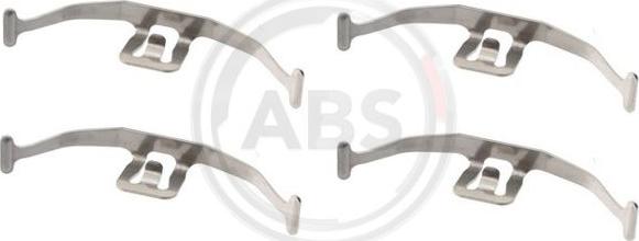 A.B.S. 1845Q - Set accesorii, placute frana aaoparts.ro