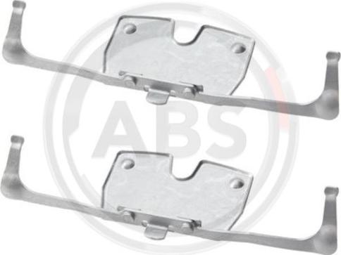 A.B.S. 1851Q - Set accesorii, placute frana aaoparts.ro