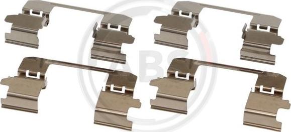 A.B.S. 1834Q - Set accesorii, placute frana aaoparts.ro