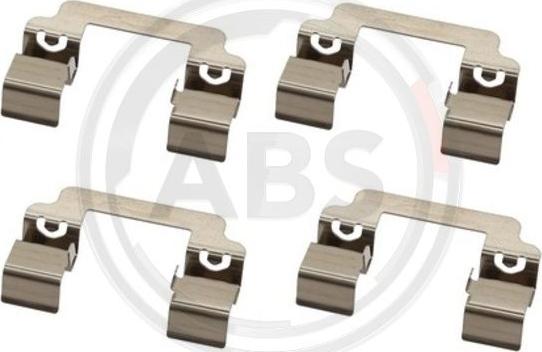 A.B.S. 1830Q - Set accesorii, placute frana aaoparts.ro