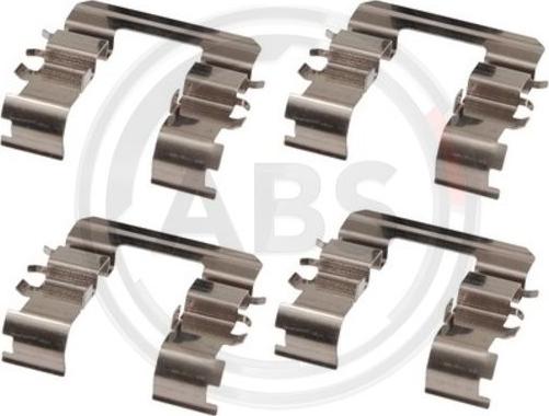 A.B.S. 1831Q - Set accesorii, placute frana aaoparts.ro