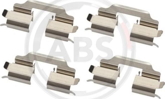 A.B.S. 1832Q - Set accesorii, placute frana aaoparts.ro
