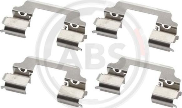 A.B.S. 1826Q - Set accesorii, placute frana aaoparts.ro