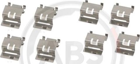 A.B.S. 1874Q - Set accesorii, placute frana aaoparts.ro