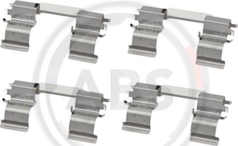 A.B.S. 1870Q - Set accesorii, placute frana aaoparts.ro