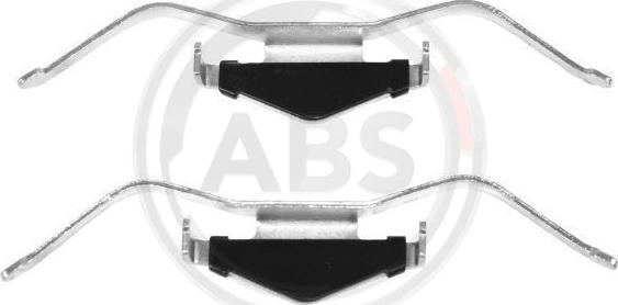 A.B.S. 1297Q - Set accesorii, placute frana aaoparts.ro