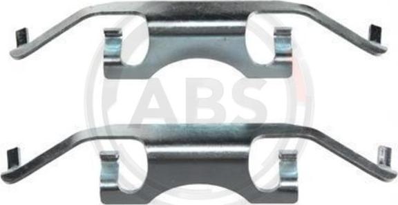A.B.S. 1241Q - Set accesorii, placute frana aaoparts.ro